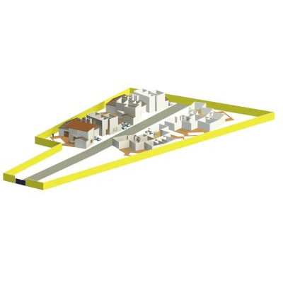 Modern Row House Plan