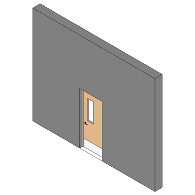 door ext flush in vp1