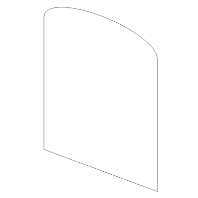 Hueco-Arco eliptico