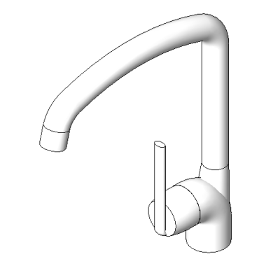 Modern Single-Handle Kitchen Faucet