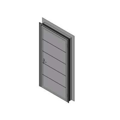 Aluminum door