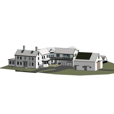 Traditional Multi-Structure Family House