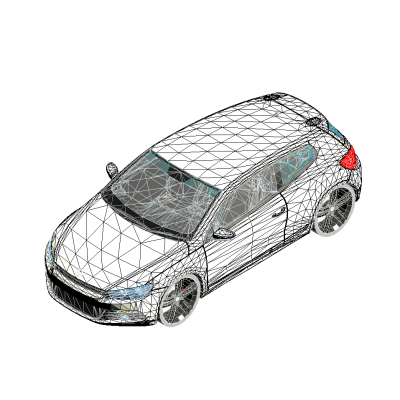 Volkswagen Scirocco - Car Automobile Vehicle