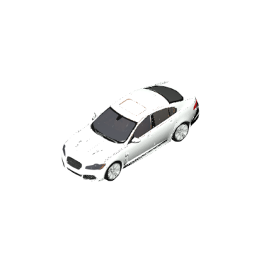 White Luxury Sedan  Car