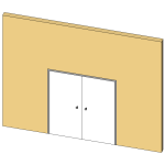 Revit Door Families: Your Free and Parametric Library for 2026 5 Hollow Metal Frame Double Door No Lite 3916