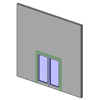 M Dbl Acting Dbl Glass 1
