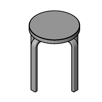Simple Round Stool