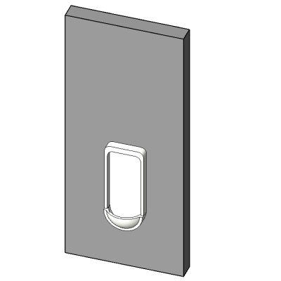 Wall-Mounted Urinal Design