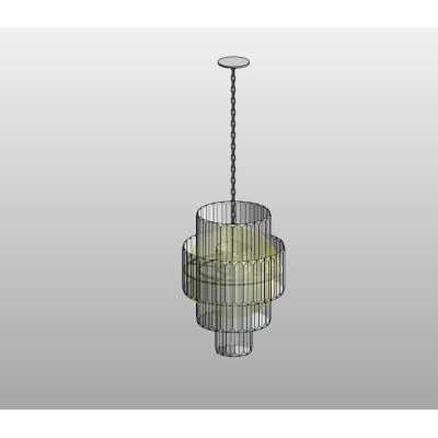 Industrial Tiered Chandelier