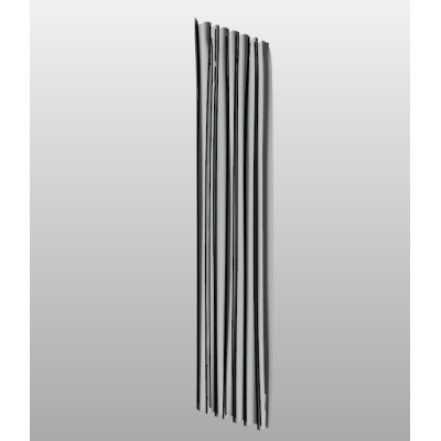 Tall Pleated Curtain