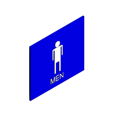 Men's Restroom Sign