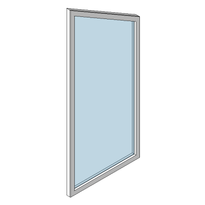Angled Glass Greenhouse Door