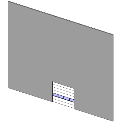 Clopay Commercial Sectional Overhead Garage Door - Model 3722
