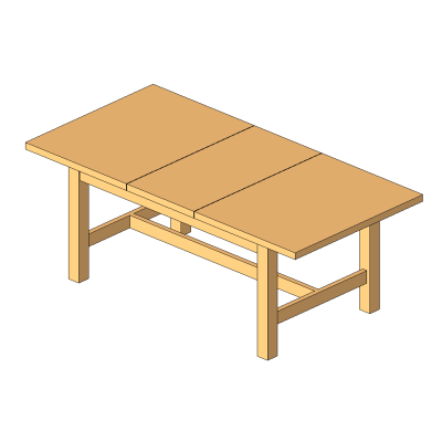 Elegant Modern Dining Table