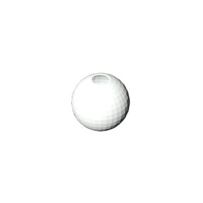 White Round Vase