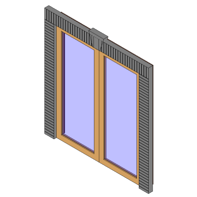 DOUBLE GLASS 2 WITH ROWLOCK AND KEYSTONE OUTSWING