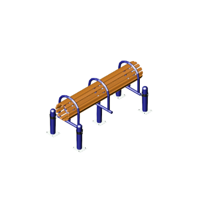 Outdoor Sit-Up Bench