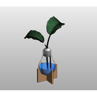 Horizontal Vegetation Vase