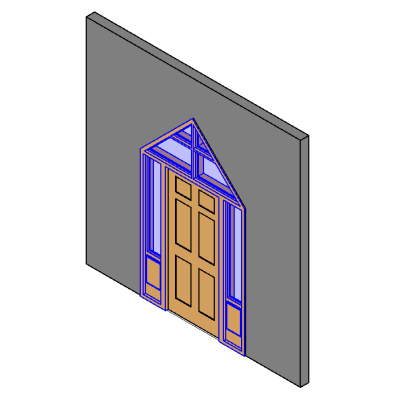 Chapel door with Sidelights