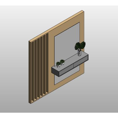 Hallway Shelf with Hooks