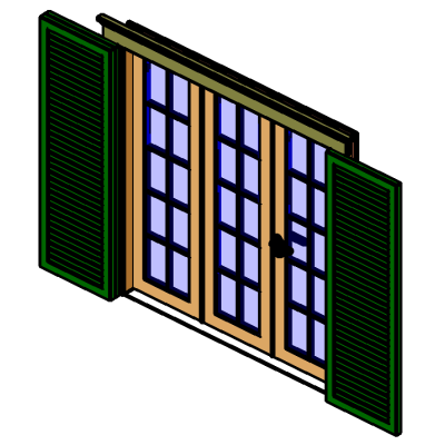 PM - Exterior Abrir 3 Folhas  Envidraado 5848