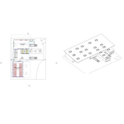 Fish processing factory - revit drawing