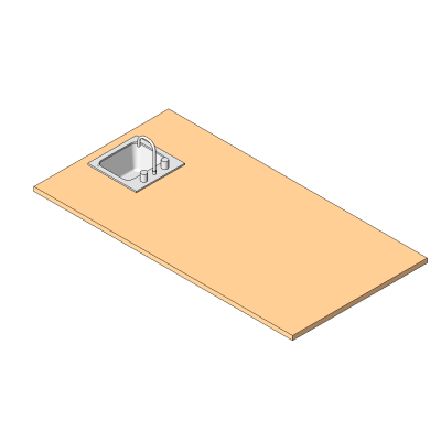Counter Top - Island w Sink