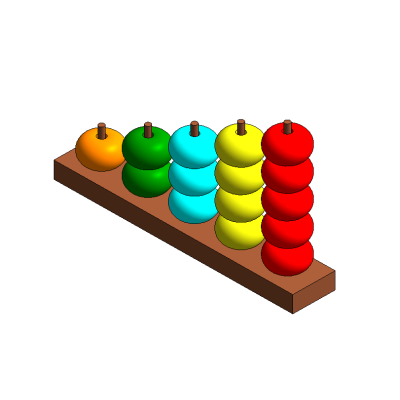 Colorful Peg Board