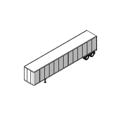 Side View Diagram of a Semi-Truck