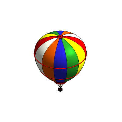 Colorful Hot Air Balloon
