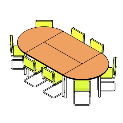 Contemporary Office Meeting Table