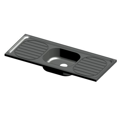 Stainless Steel Drop‑In Sink 120x50 cm