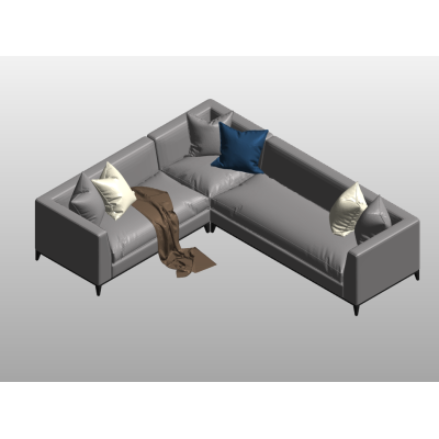 Large L-Shaped Sofa