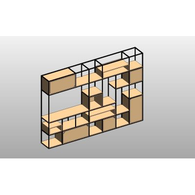Large Modular Shelving Unit