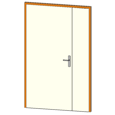 Three-panel door modern flat design
