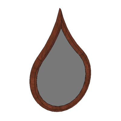 Tear Drop Mirror