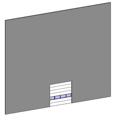 Clopay Commercial Sectional Overhead Garage Door - Model 3718