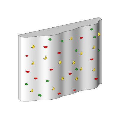 Curved Climbing Wall