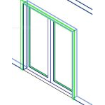 Window door 1.80 m.