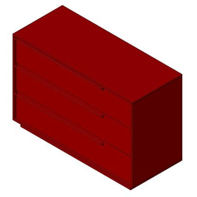 Sleek 3-Drawer Modern Storage