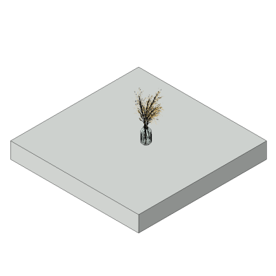Vase with Dried Flowers