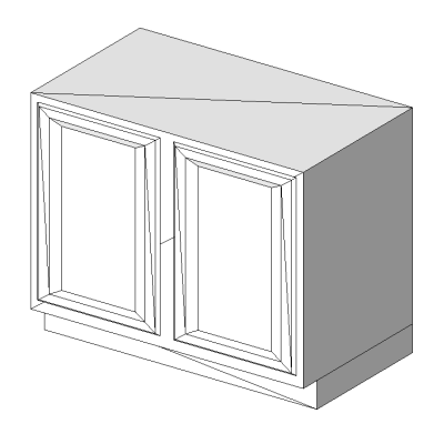 Base Cabinet 2 Door 42x24x34