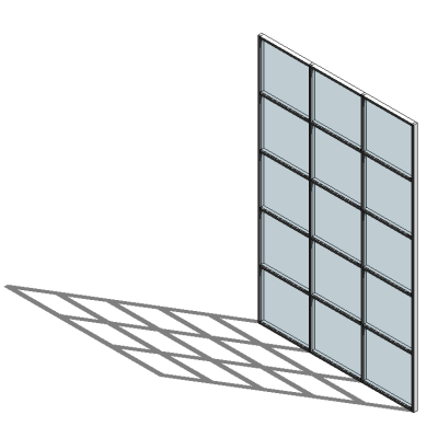 Storefront window modern Kawneer 2250