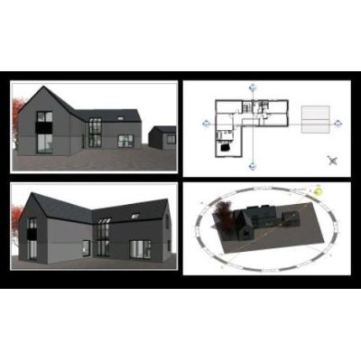 Contemporary L-Shaped House Design