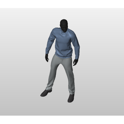 Dynamic Human Figure