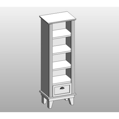Classic Bookshelf with Drawer