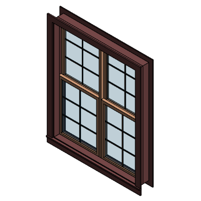 Double Hung - Single with optional mullions 7708