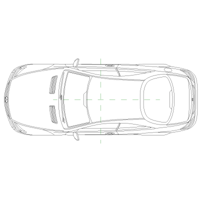 CAR Mercedes CL 500 TOP View Detail Component Familiy 10869