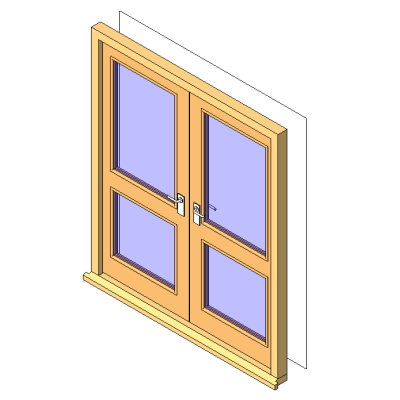 Elegant Exterior Double Door