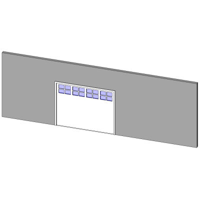 Modern Glass Garage Door